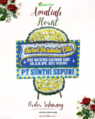 Papan Bunga Duka di Cigentur