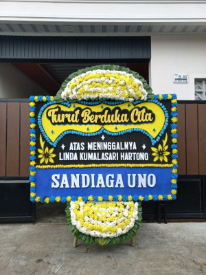 Papan Bunga Duka di Cigentur